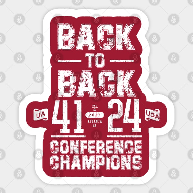 BACK TO BACK CONFERENCE CHAMPS Sticker by thedeuce